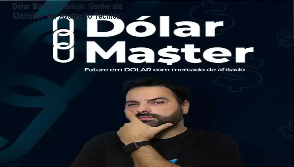 Imagem promocional do curso Dólar Master Vitalício com destaque para ofertas e cupons exclusivos