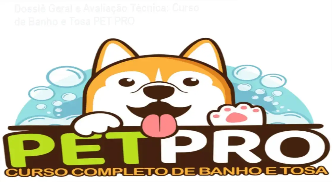 Gráfico de desempenho técnico do ecossistema Curso de Banho e Tosa PET PRO