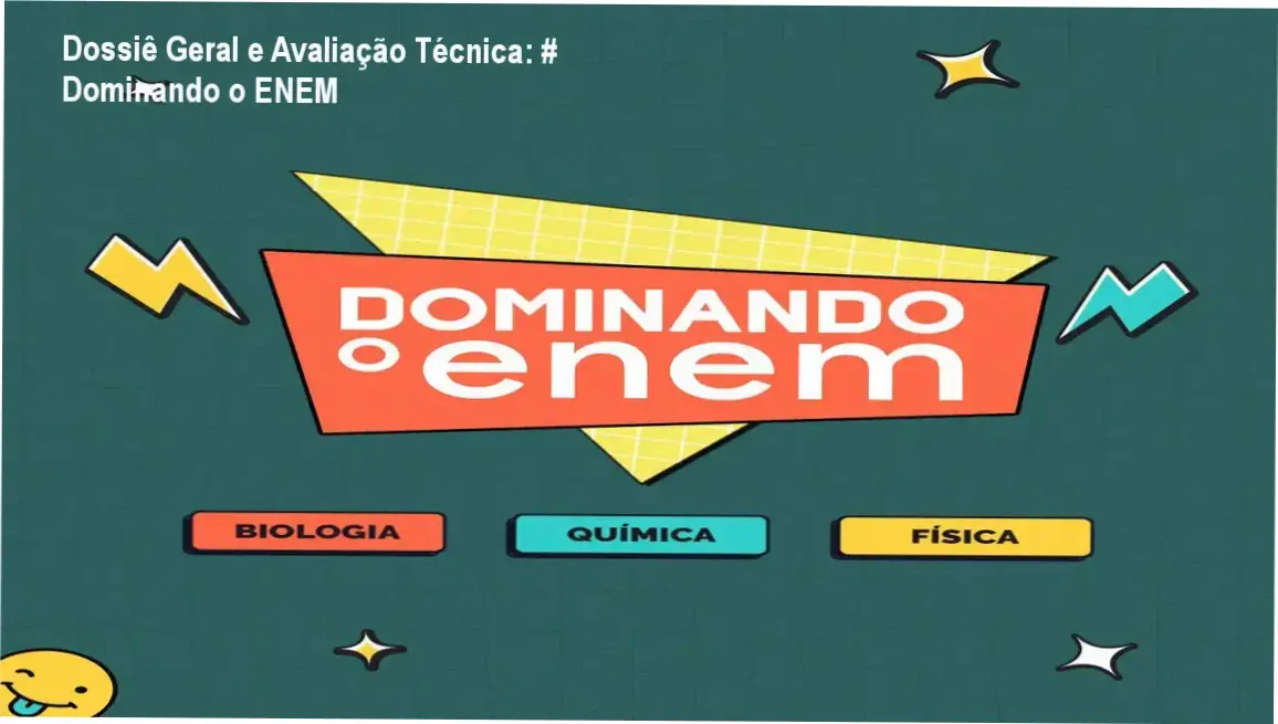 Gráfico de desempenho técnico do ecossistema # Dominando o ENEM