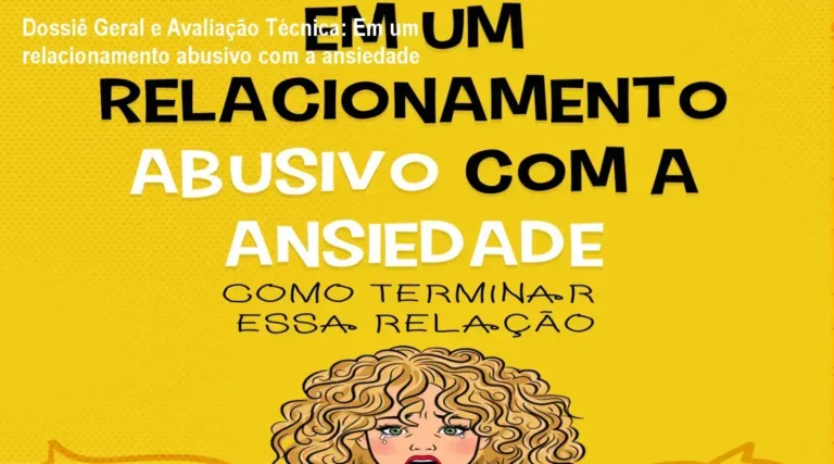 Gráfico de desempenho técnico do ecossistema Em um relacionamento abusivo com a ansiedade