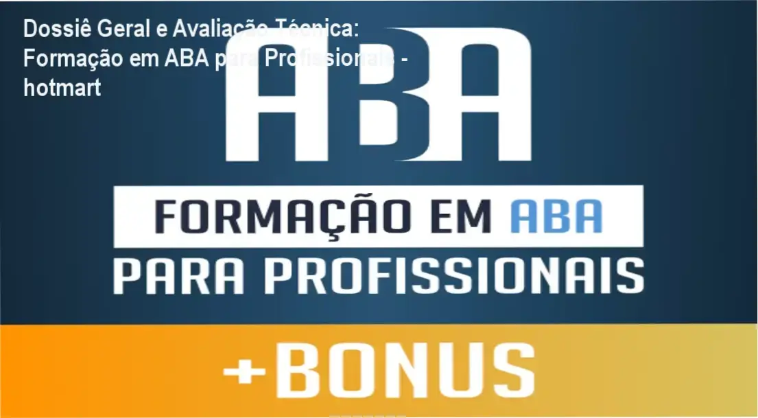 Gráfico de desempenho técnico do ecossistema Formação em ABA para Profissionais - hotmart