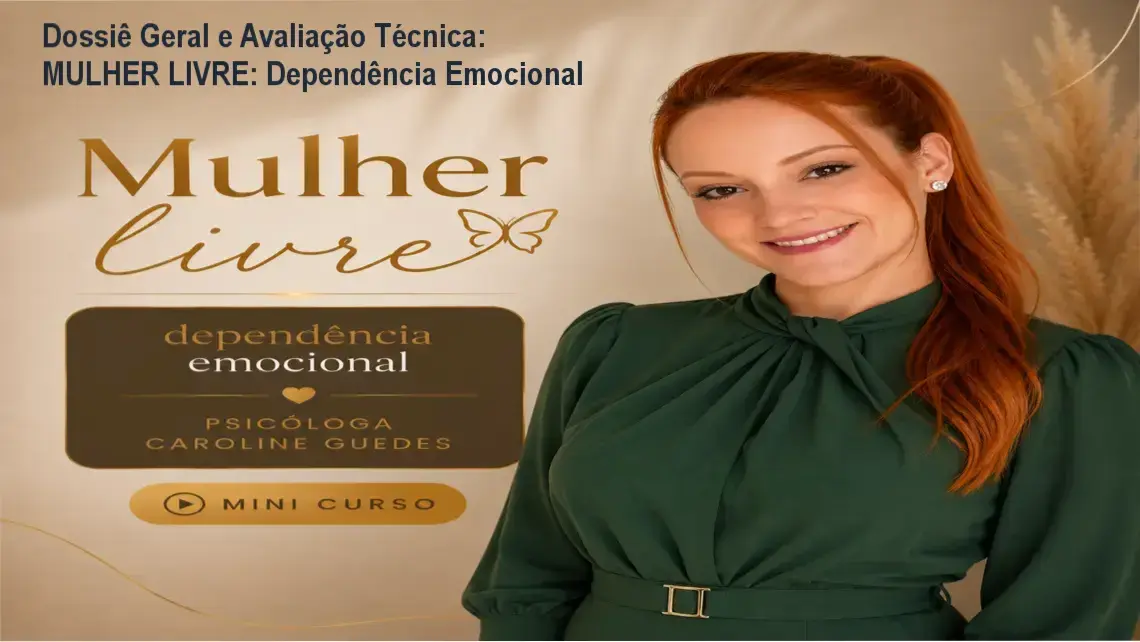 Gráfico de desempenho técnico do ecossistema MULHER LIVRE: Dependência Emocional