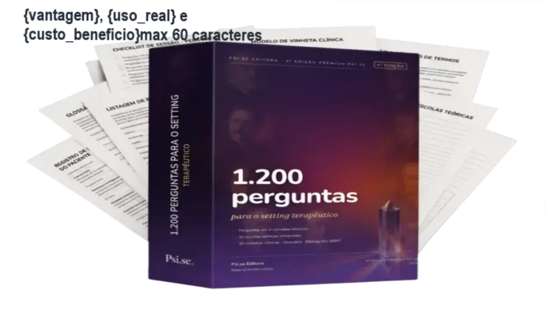 Capa do livro 1.200 Perguntas para o Setting Terapêutico – 4ª edição premium em PDF