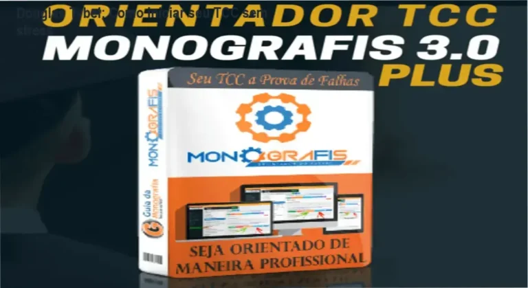 Douglas Tybel: Como iniciar seu TCC sem stress 5 Imagem de Douglas Tybel apresentando a plataforma Monografis para orientação de TCC