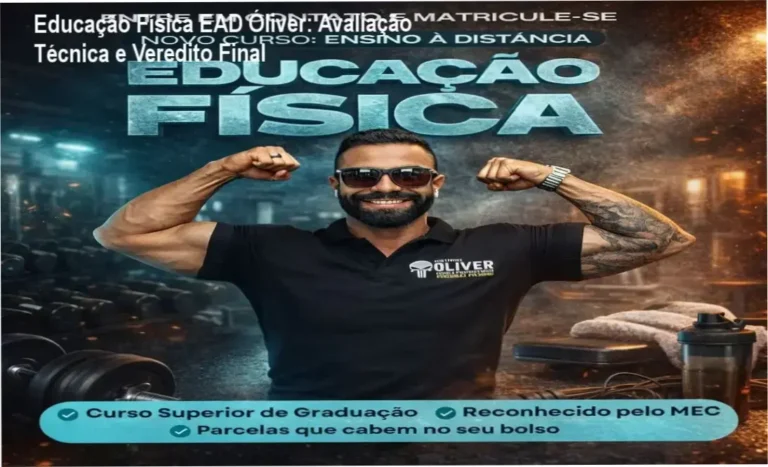 Educação Física EAD Óliver: Avaliação Técnica e Veredito Final 6 Imagem ilustrativa da Educação Física EAD Óliver mostrando diploma, aulas online e suporte ao aluno