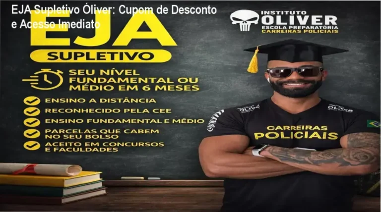 EJA Supletivo Óliver – credibilidade e confiança para sua regularização escolar