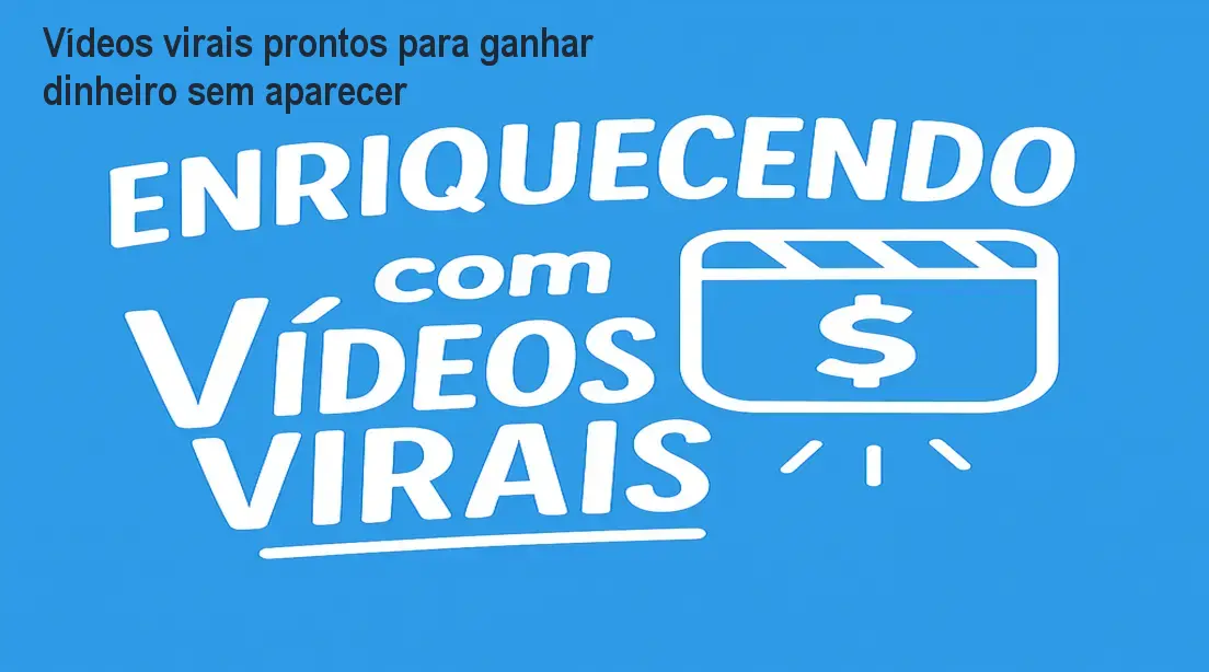 Vídeos virais prontos para ganhar dinheiro sem aparecer 1 Vídeos virais prontos para ganhar dinheiro sem aparecer