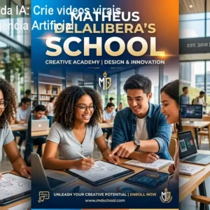 Curso Escola da IA: Crie vídeos virais usando Inteligência Artificial