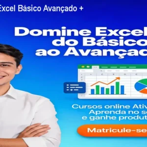 Curso online Excel Básico Avançado + PowerBI