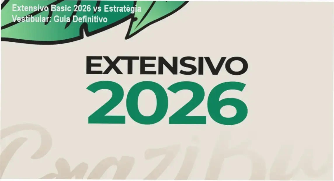Extensivo Basic 2026 da Terra Negra comparado a concorrentes e alternativas no ENEM