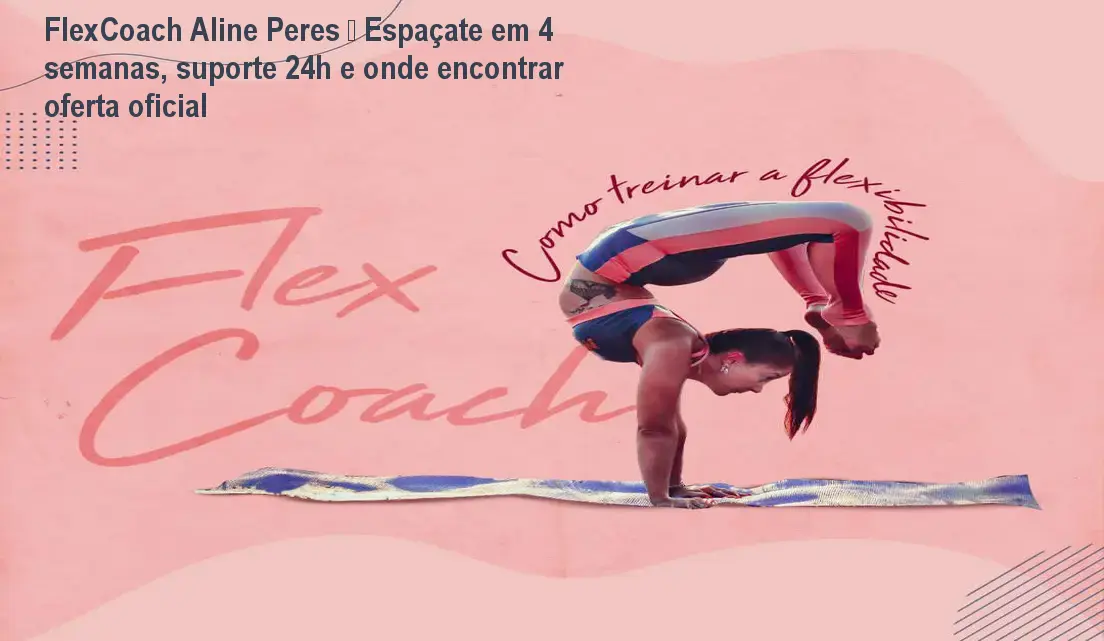Aline Peres demonstra alongamento para espacate usando a plataforma FlexCoach, mostrando a flexibilidade alcançada em 4 semanas