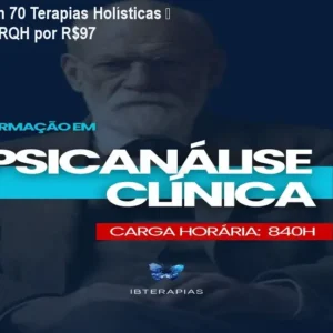 Formação em 70 Terapias Holísticas – Certificação RQH por R$97