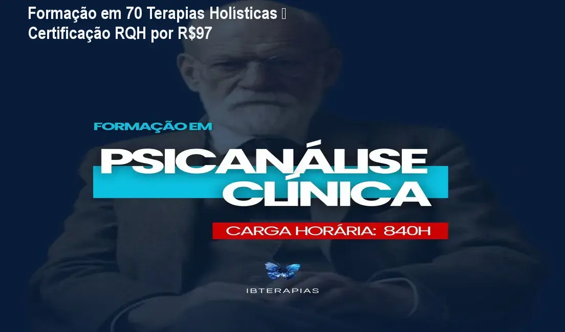 Formação em 70 Terapias Holísticas – Certificação RQH por R$97 1 Formação em 70 Terapias Holísticas – Certificação RQH por R$97