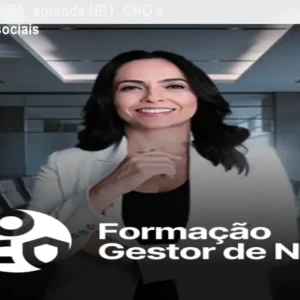 Curso Gestor NR1: aprenda NR1, GRO e riscos psicossociais