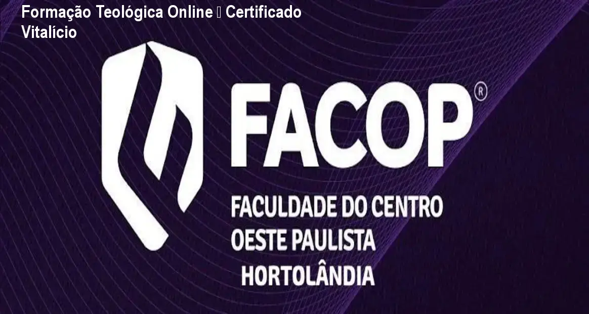 Formação Teológica Online – Certificado Vitalício 1 Formação Teológica Online – Certificado Vitalício