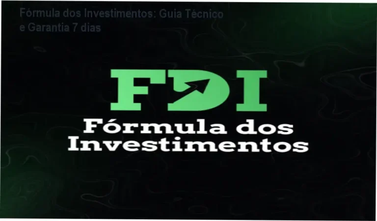 Imagem promocional da Fórmula dos Investimentos destacando garantia e método seguro