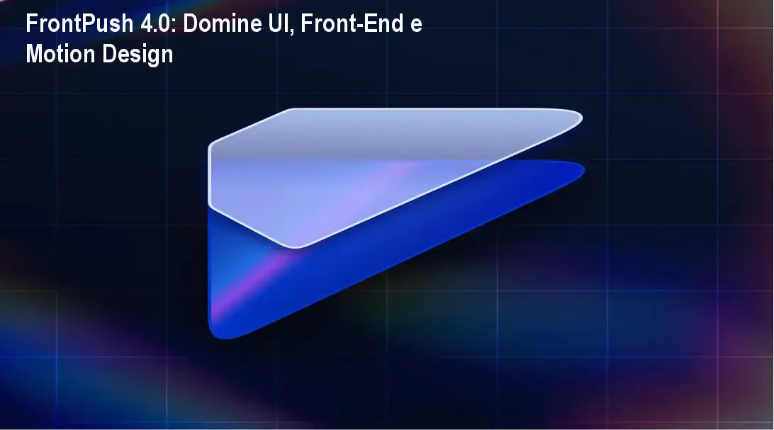 FrontPush 4.0: Domine UI, Front‑End e Motion Design 1 Imagem do curso FrontPush 4.0 mostrando telas de projetos reais de UI, front-end e motion design