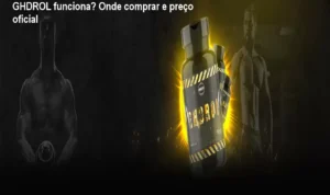 Frasco de GHDROL suplemento para hipertrofia e aumento de testosterona