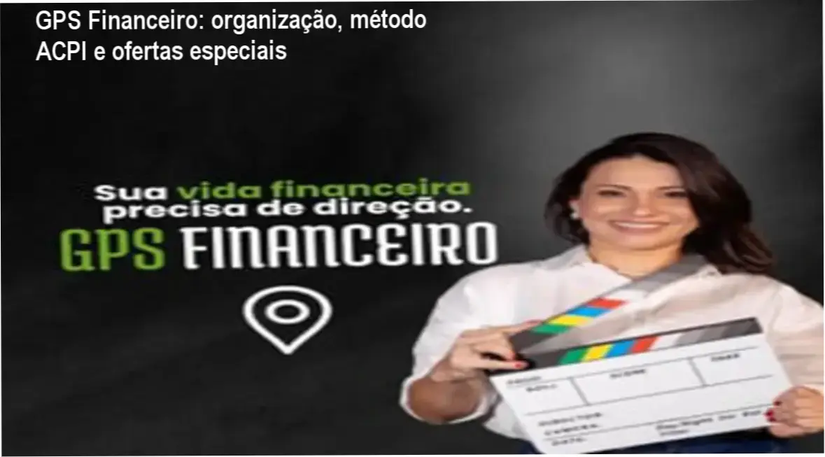 Imagem promocional do curso GPS Financeiro com destaque para desconto de R$300
