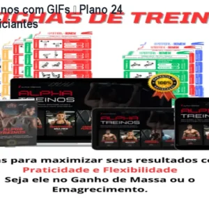 Guia de Treinos com GIFs – Plano 24 dias para iniciantes