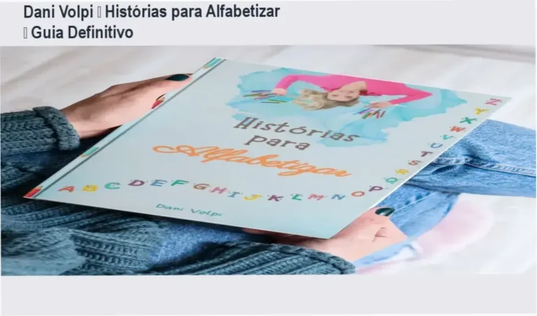 Capa do ebook Histórias para Alfabetizar de Dani Volpi, recurso digital para alfabetização