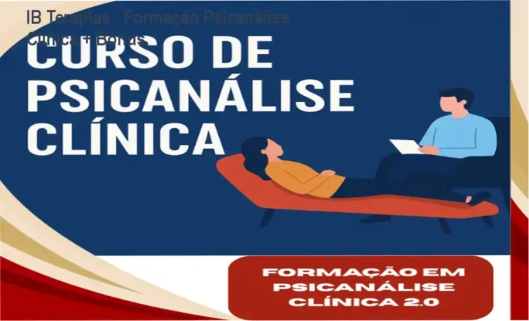 IB Terapias – Formação Psicanálise Clínica + bônus e materiais complementares