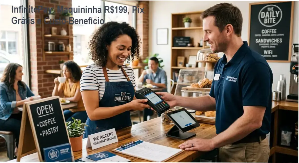 InfinitePay: Maquininha R$199, Pix Grátis e Custo‑Benefício 1 InfinitePay maquininha – garantia de devolução e suporte