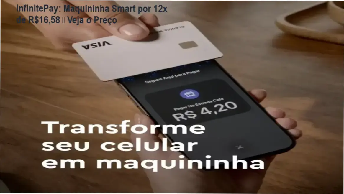 InfinitePay Maquininha Smart – custo-benefício imbatível e valor percebido