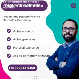 Inglês Preparatório para Mestrado e Doutorado – Aprovação no Exame de Proficiência