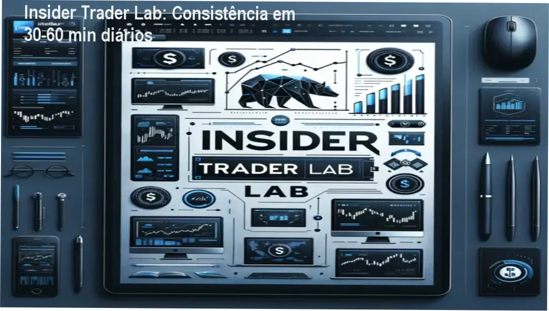 Imagem promocional da Mentoria Insider Trader Lab com 35% de desconto e vagas limitadas
