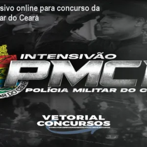 Curso intensivo online para concurso da Polícia Militar do Ceará
