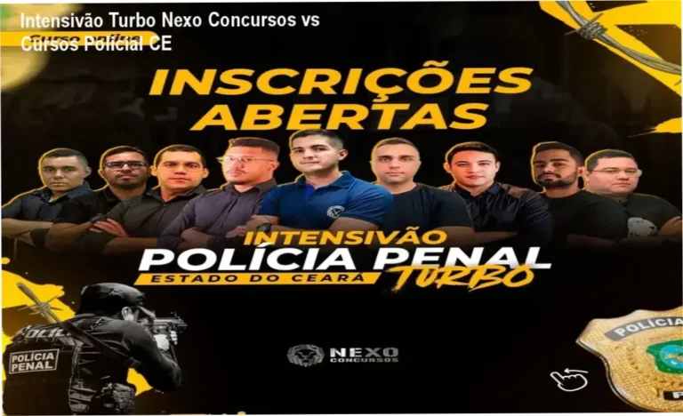 Intensivão Turbo Nexo Concursos comparado a concorrentes e alternativas para a Polícia Penal do Ceará