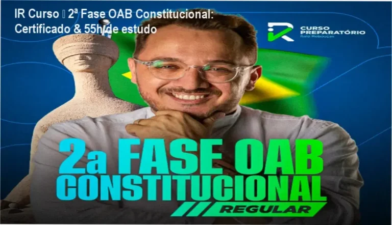 IR Curso – 2ª Fase OAB Direito Constitucional – certificado reconhecido
