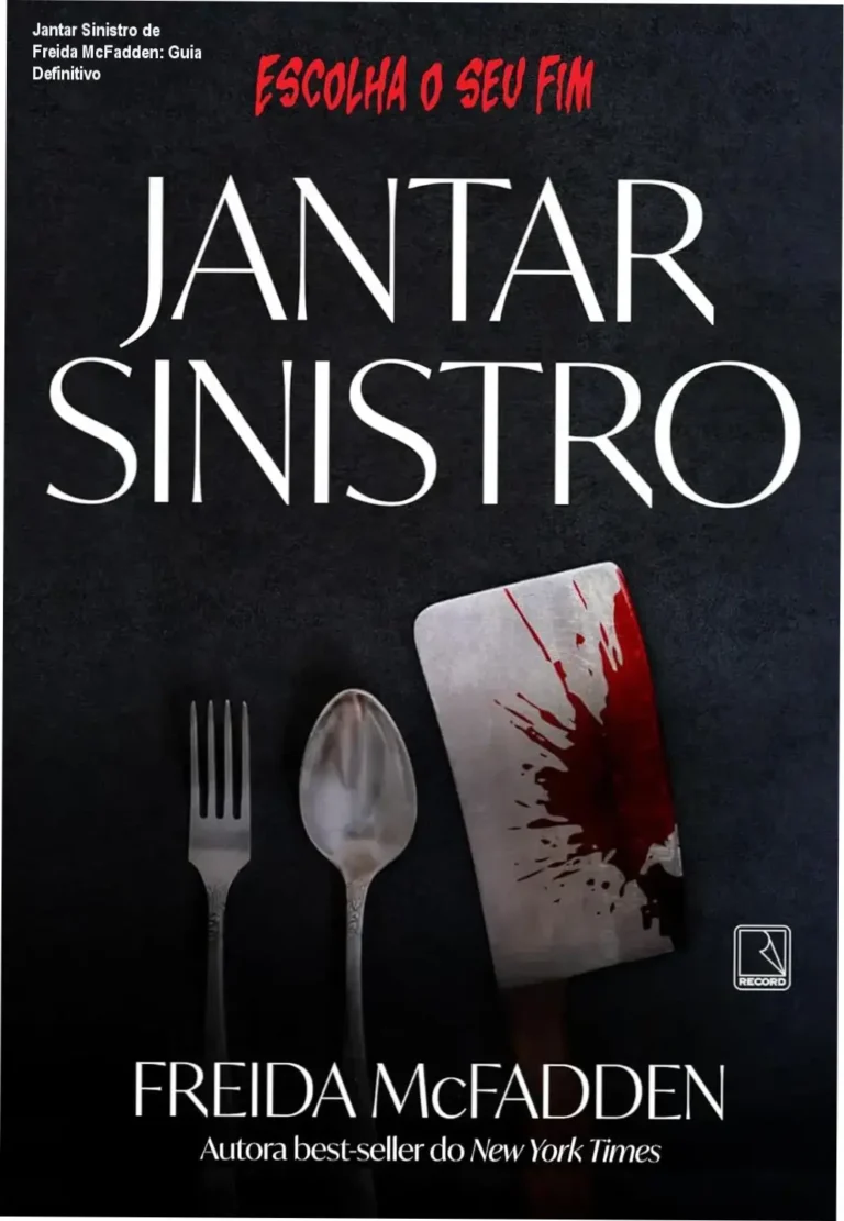 Jantar Sinistro de Freida McFadden: Guia Definitivo 2 Capa do ebook Jantar Sinistro de Freida McFadden, thriller interativo