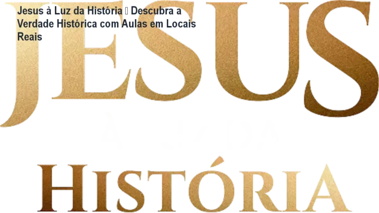 Aula gravada em sítio histórico de Jesus, mostrando a academia do curso online Jesus à Luz da História