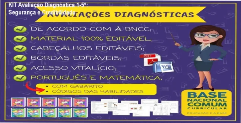 KIT Avaliação Diagnóstica 1‑5º J.A Bertotto – reputação, segurança e possíveis fraudes