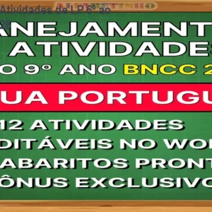Planejamentos e Atividades de LP 6º ao 9º ano - BNCC 2026