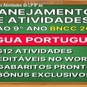 Planejamentos e Atividades de LP 6º ao 9º – BNCC 2026