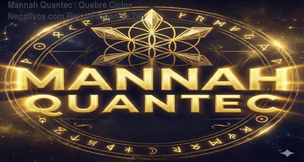 Mannah Quantec – Quebre Ciclos Negativos com Biorressonância 24h 1 Mannah Quantec – Quebre Ciclos Negativos com Biorressonância 24h