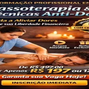 Curso Online de Massoterapia Anti-Dor – Comece do Zero