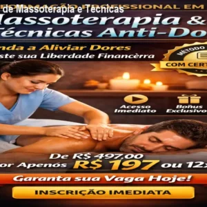 Curso online de Massoterapia e Técnicas Anti-Dor