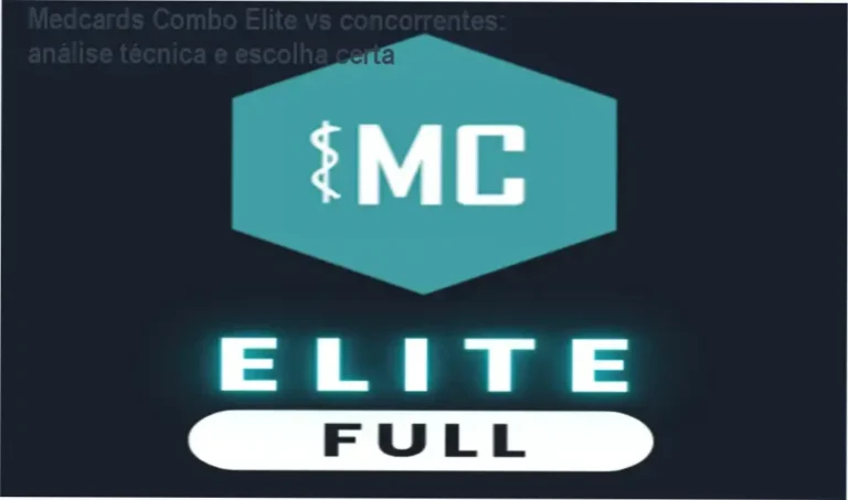 Medcards Combo Elite vs concorrentes: análise técnica e escolha certa 2 Comparativo visual do Medcards Combo Elite destacando recursos e benefícios para estudantes de medicina
