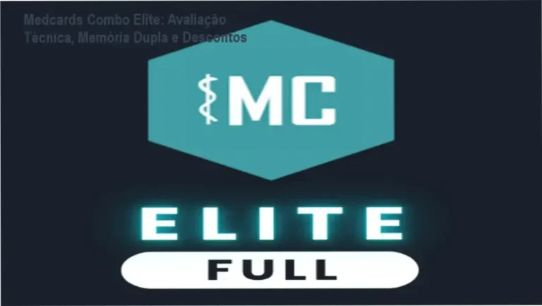 Imagem do Medcards Combo Elite destacando descontos e benefícios de estudo avançado