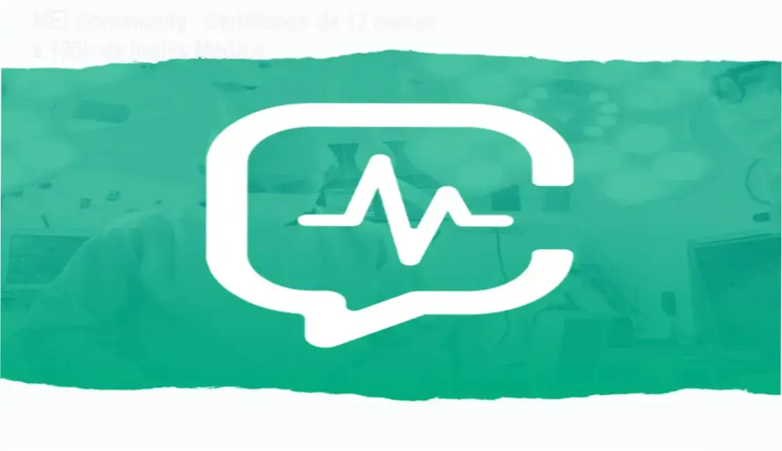 MEI Community certificado de carga horária de 120h em inglês médico