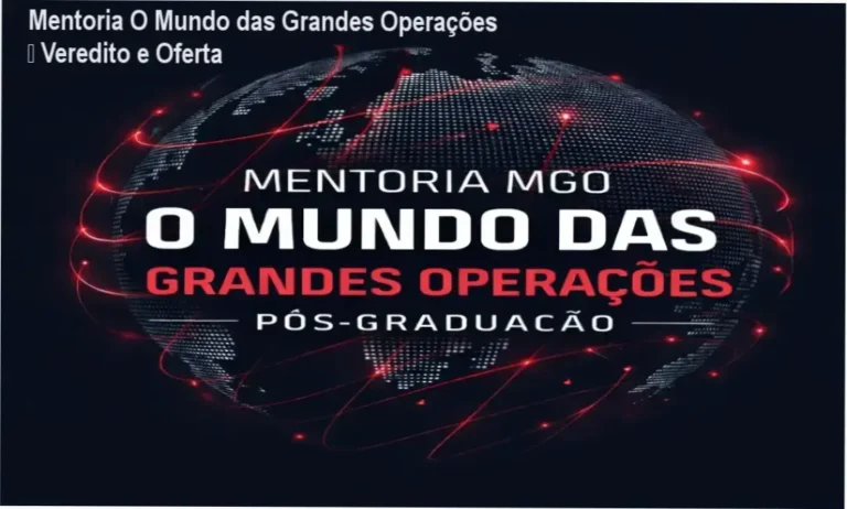 Imagem promocional da Mentoria O Mundo das Grandes Operações mostrando oferta oficial