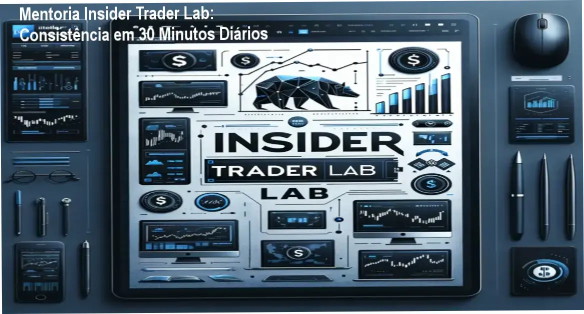 Mentoria Insider Trader Lab mostrando análise macro e fluxo de ordens para traders avançados