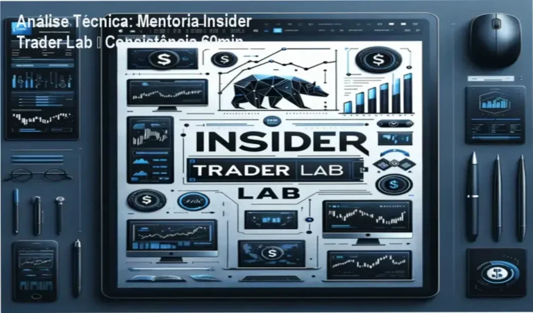 Tela da mentoria Insider Trader Lab mostrando análise macro e fluxo de ordens