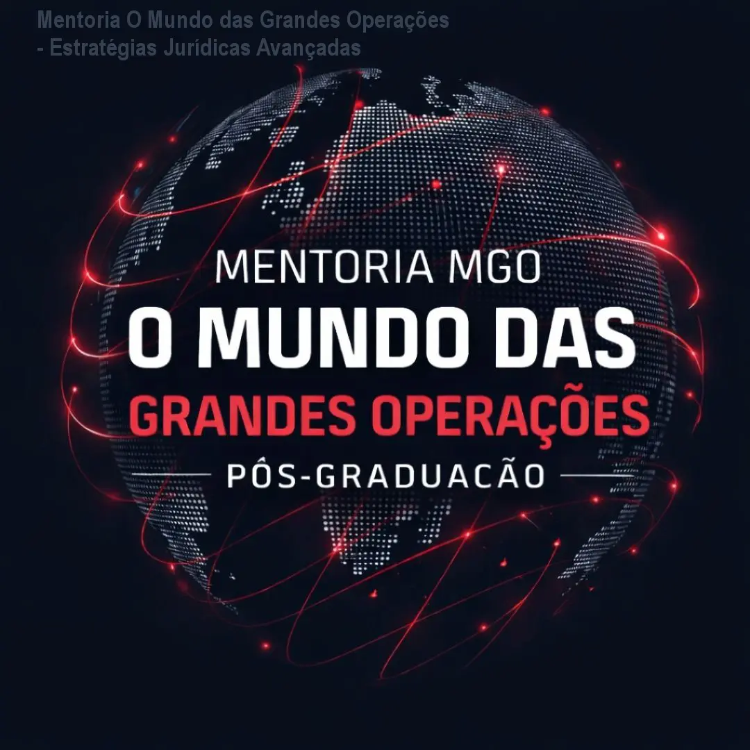 Mentoria O Mundo das Grandes Operações - Estratégias Jurídicas Avançadas 1 Mentoria O Mundo das Grandes Operações - Estratégias Jurídicas Avançadas