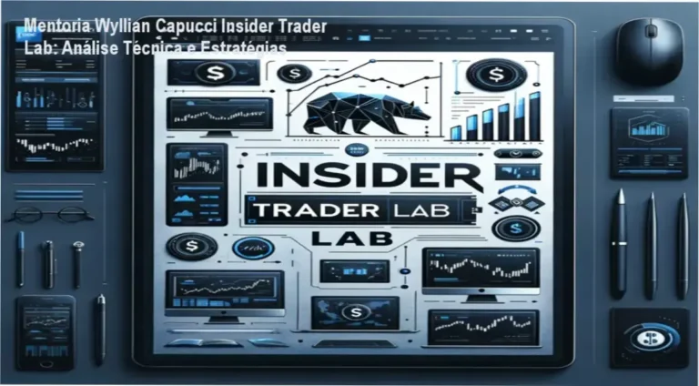Tela mostrando gráfico de fluxo de ordens e níveis gamma da mentoria Insider Trader Lab