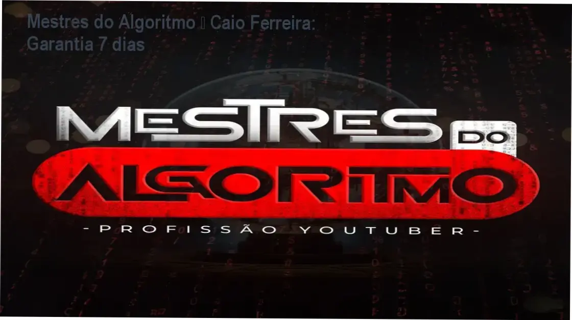 Mestres do Algoritmo de Caio Ferreira – compra segura e acesso oficial